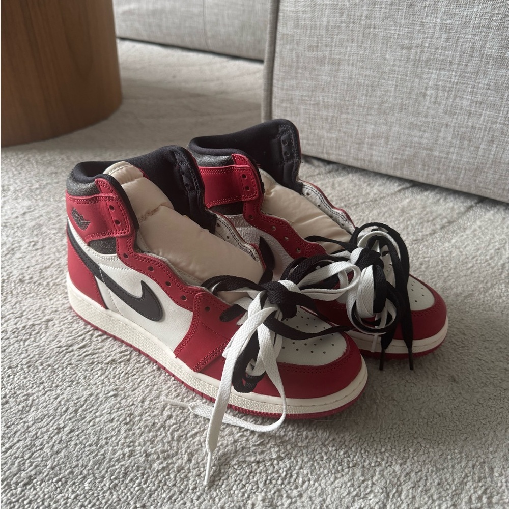 Nike Air Jordan 1 Retro High OG - Red and White High-Top Sneakers